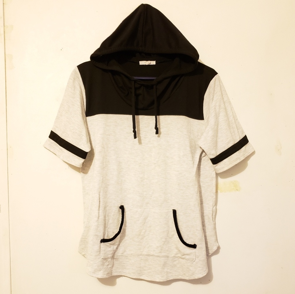 Maurices short sleeve football hoodie